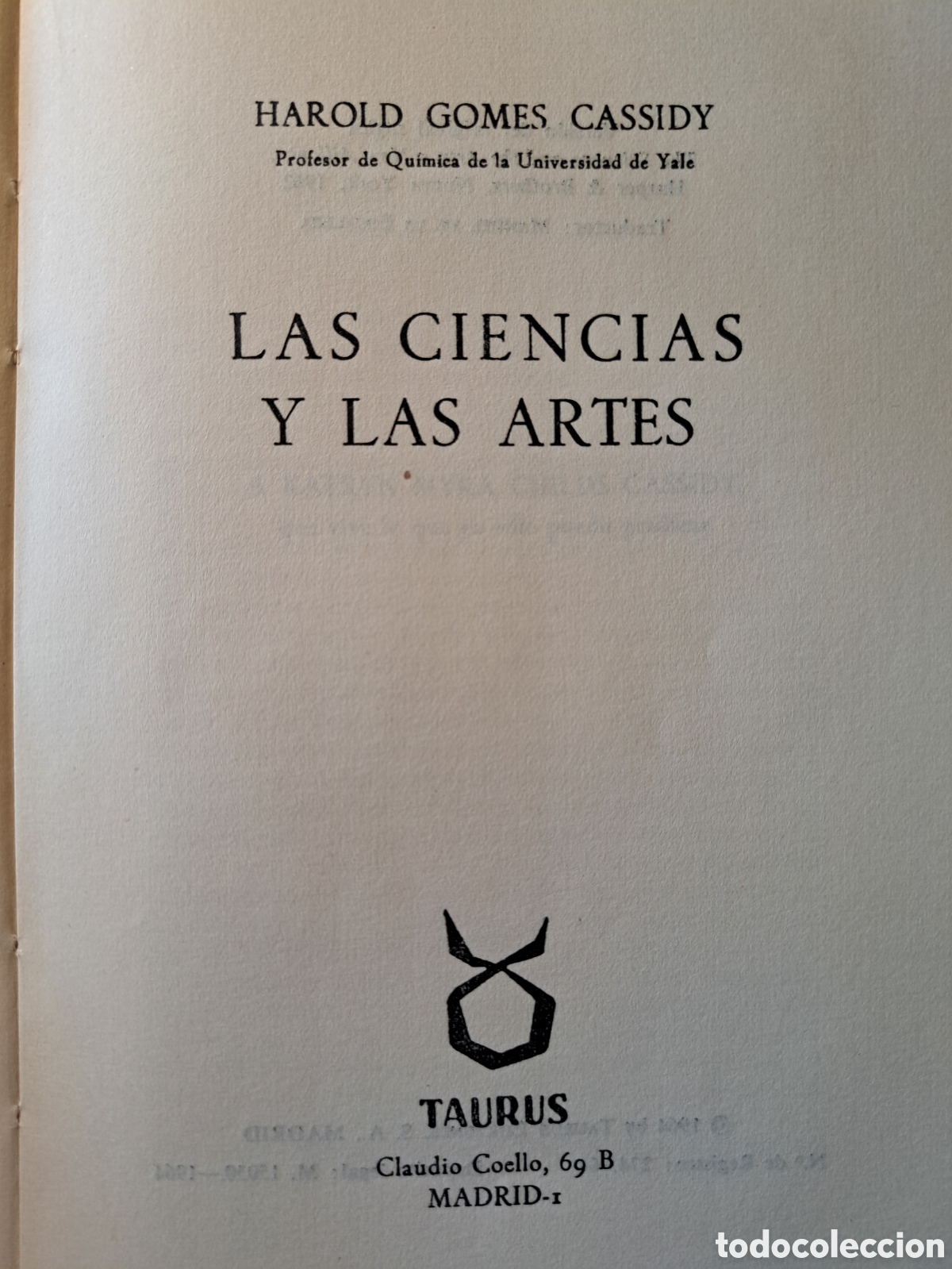 Libros de segunda mano: Las ciencias y las artes Harold G. Cassidy - Foto 3