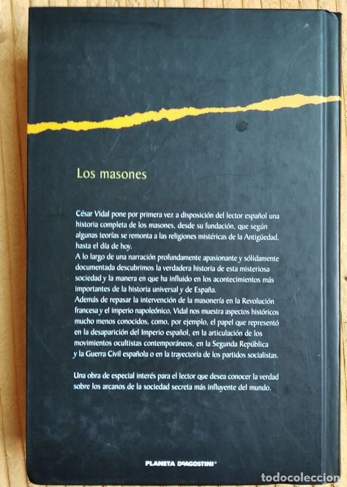 Libros de segunda mano: Los masones, por C&eacute;sar Vidal - Foto 2