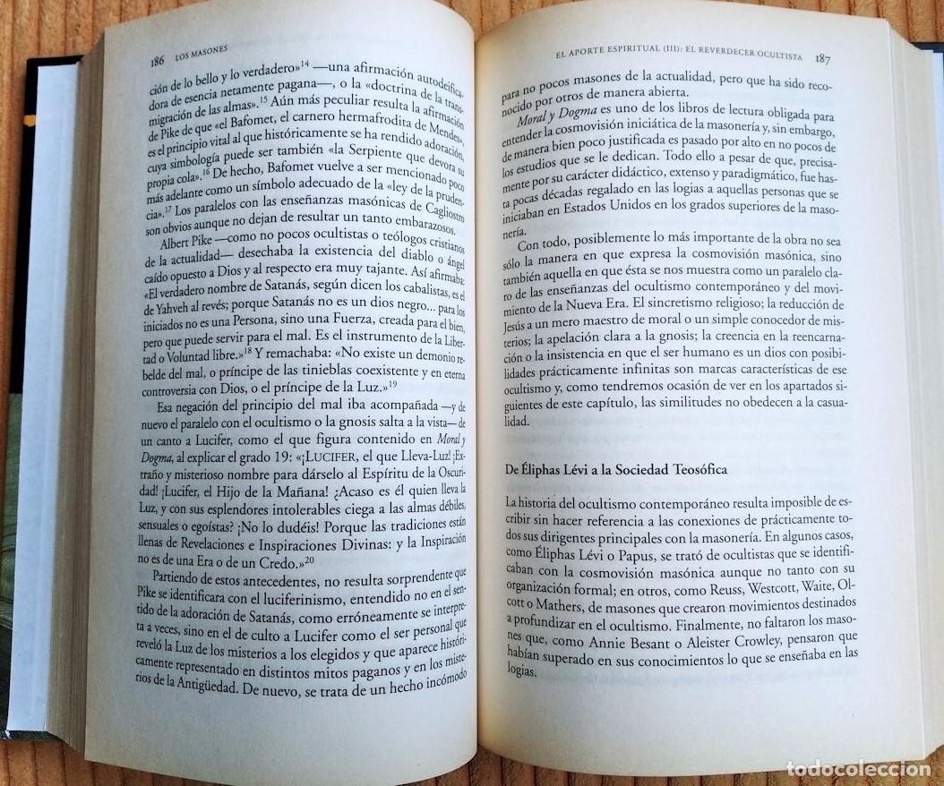 Libros de segunda mano: Los masones, por C&eacute;sar Vidal - Foto 3