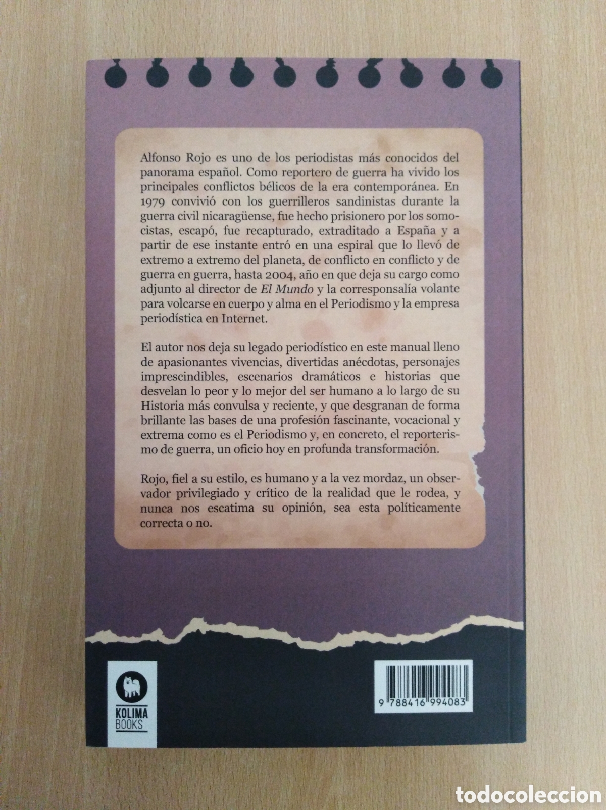 Libros de segunda mano: AL FILO DE LA NAVAJA. Alfonso Rojo - Foto 2