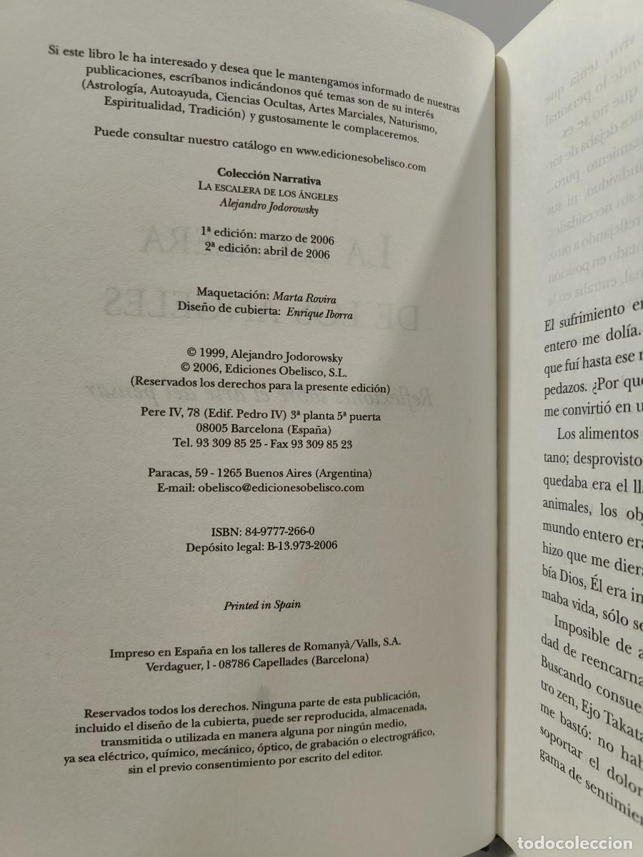 Libros de segunda mano: LA ESCALERA DE LOS &Aacute;NGELES - Alejadro Jodorowsky - Foto 6