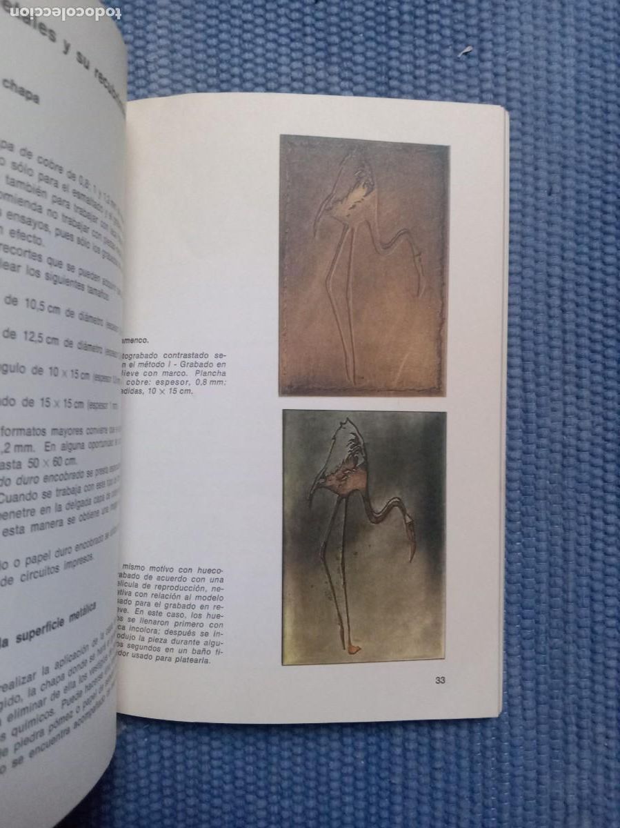 Libros de segunda mano: G. Spitzing: Grabado sobre plancha de metal - Foto 2