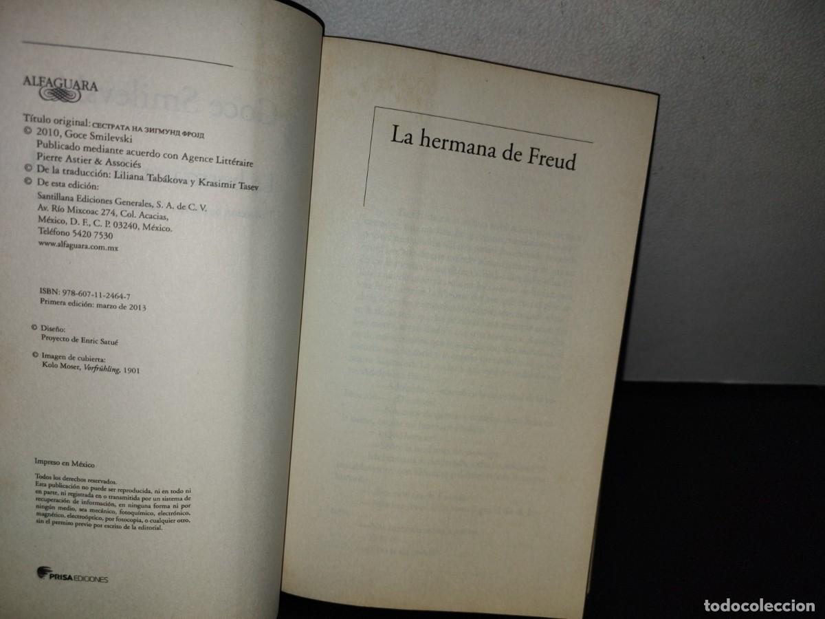 Libros de segunda mano: 190- LA HERMANA DE FREUD - GOCE SMILEVSKI - Foto 6