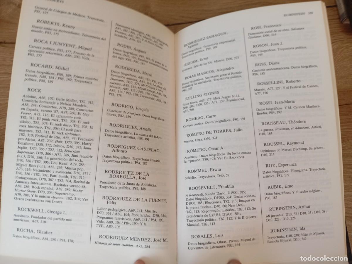 Libros de segunda mano: &Iacute;ndice general 1899-1988 difusora internacional - Foto 6