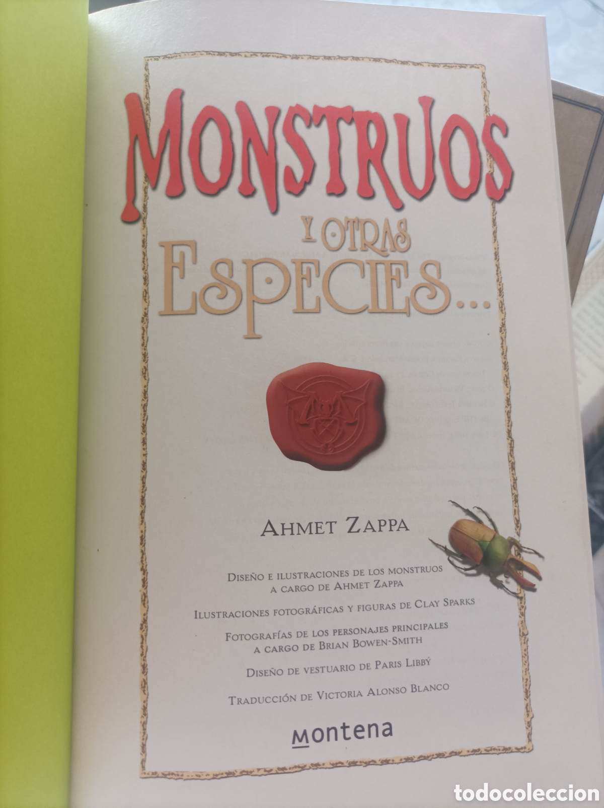 Libros de segunda mano: Monstruos y otras especies Ahmet Zappa - Foto 3