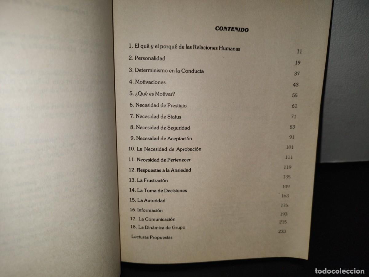 Libros de segunda mano: 103- RELACIONES HUMANAS - LUIS HARO LEEB - 1983 - Foto 5