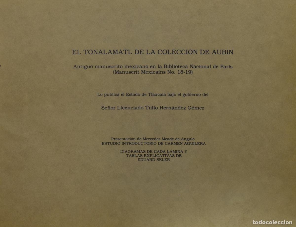Libros de segunda mano: EL TONALAMATL DE AUBIN - An&oacute;nimo - Foto 3