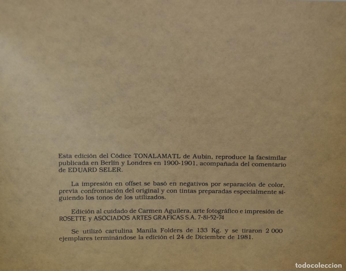 Libros de segunda mano: EL TONALAMATL DE AUBIN - An&oacute;nimo - Foto 7