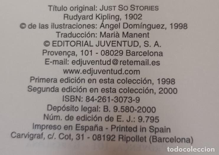 Libros de segunda mano: PRECISAMENTE ASI, RUDYARD KIPLING, EDITORIAL JUVENTUD 2000 - Foto 4