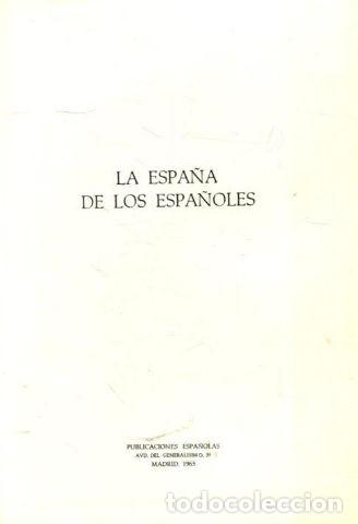 Libros de segunda mano: LA ESPA&Ntilde;A DE LOS ESPA&Ntilde;OLES. - - Foto 1