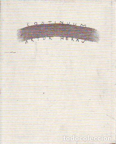 Libros de segunda mano: CONTINUUM. ALZIRA 1998. - HERAS Arthur. - Foto 1
