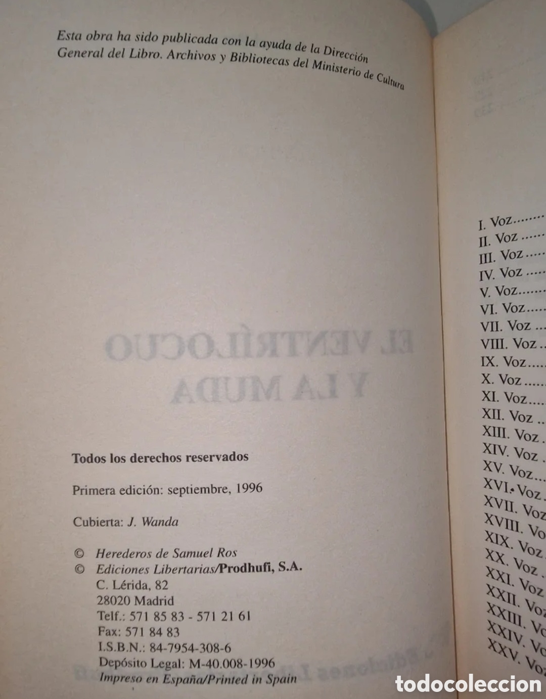 Libros de segunda mano: El Ventr&iacute;locuo y la Muda - Foto 4