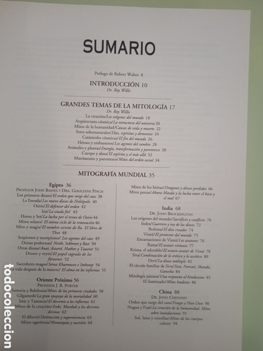 Libros de segunda mano: Mitolog&iacute;a, gu&iacute;a ilustrada de los mitos del mundo. - Foto 4