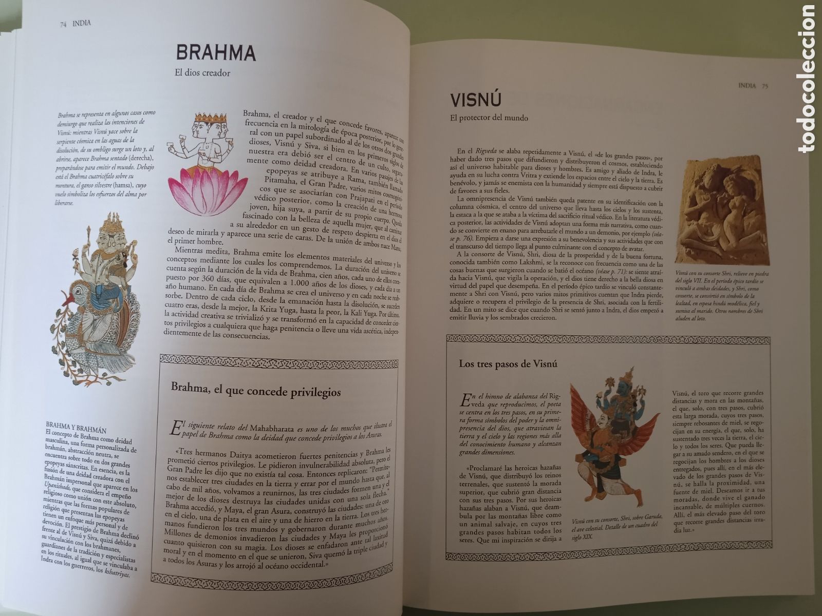 Libros de segunda mano: Mitolog&iacute;a, gu&iacute;a ilustrada de los mitos del mundo. - Foto 7