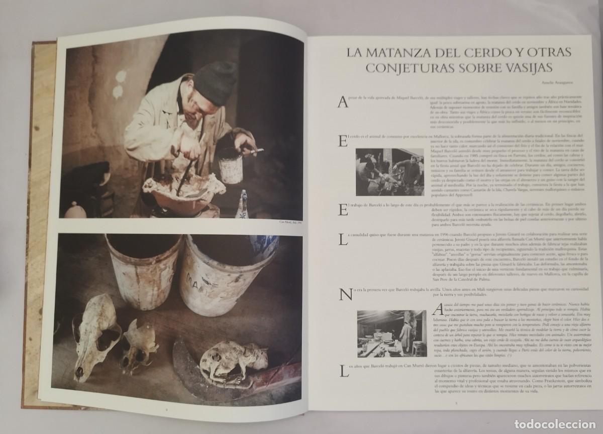 Libros de segunda mano: Miquel Barcel&oacute;. Conjeturas sobre vasijas. La Caixa, 2008. - Foto 4