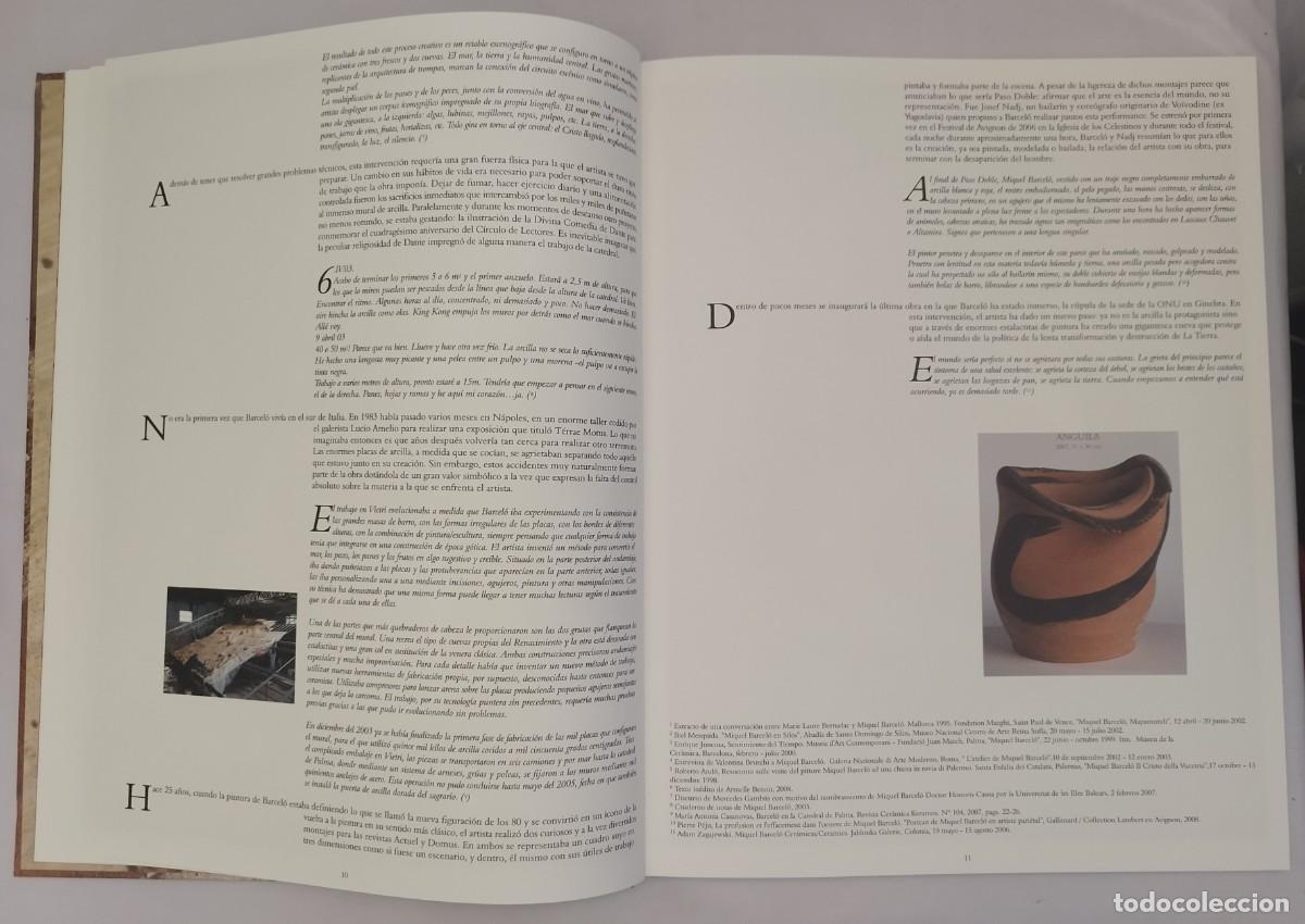 Libros de segunda mano: Miquel Barcel&oacute;. Conjeturas sobre vasijas. La Caixa, 2008. - Foto 6