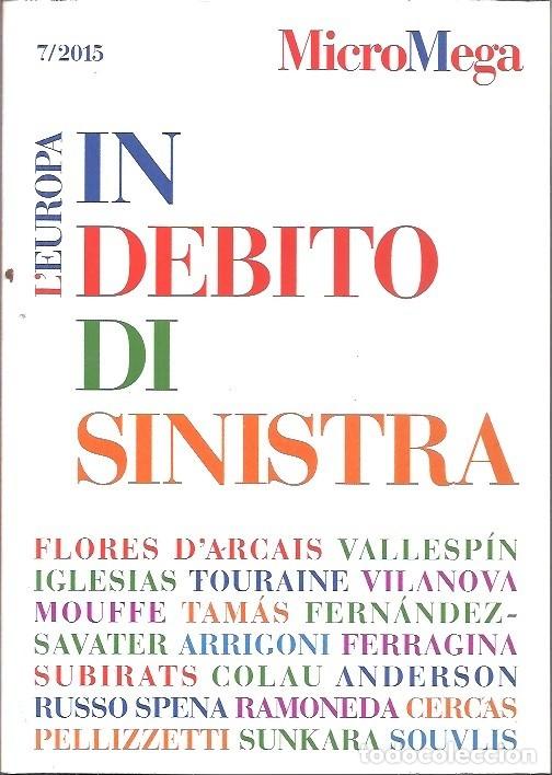 Libros de segunda mano: LEUROPA IN DEBITO DI SINISTRA - Foto 1