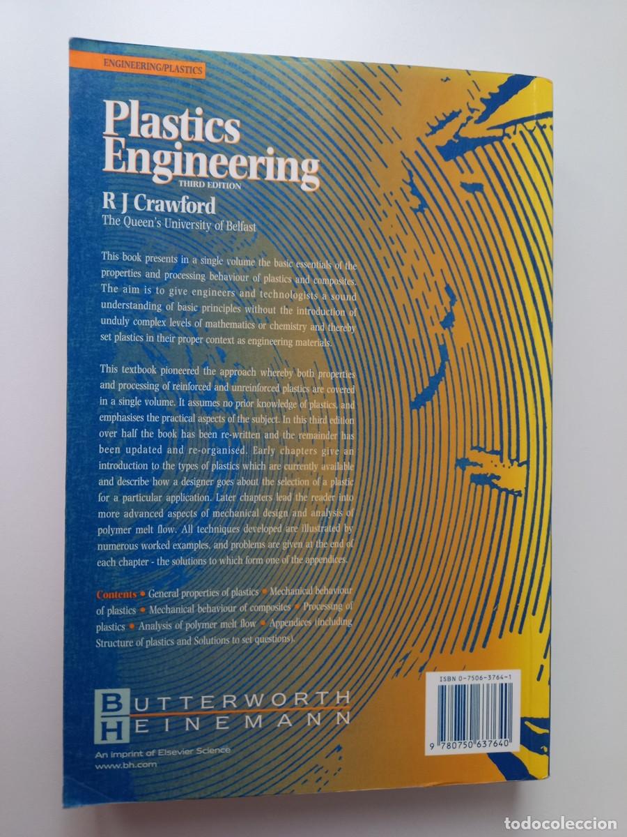 Libros de segunda mano: PLASTICS ENGINEERING. RJ CRAWFORD. - Foto 3