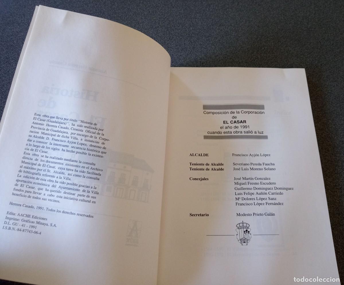 Libros de segunda mano: Historia De El Casar Antonio Herrera Casado - Foto 4