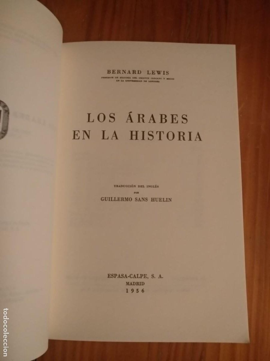 Libros de segunda mano: Los &aacute;rabes en la historia. Bernad Lewis. Impecable - Foto 2