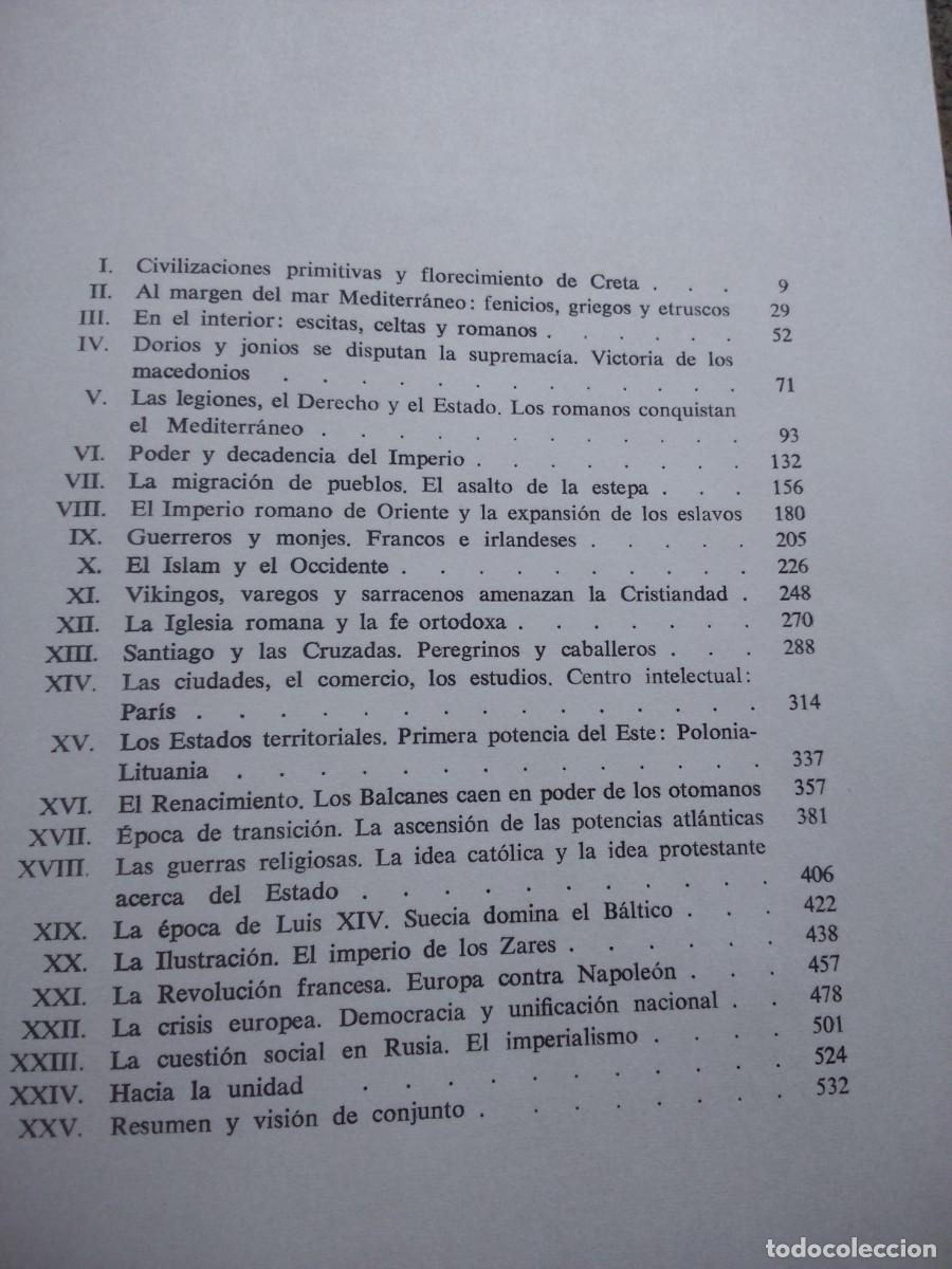 Libros de segunda mano: HISTORIA DE EUROPA -- ERNST SAMHABER -- EDICIONES MARTINEZ ROCA 1973 -- - Foto 2