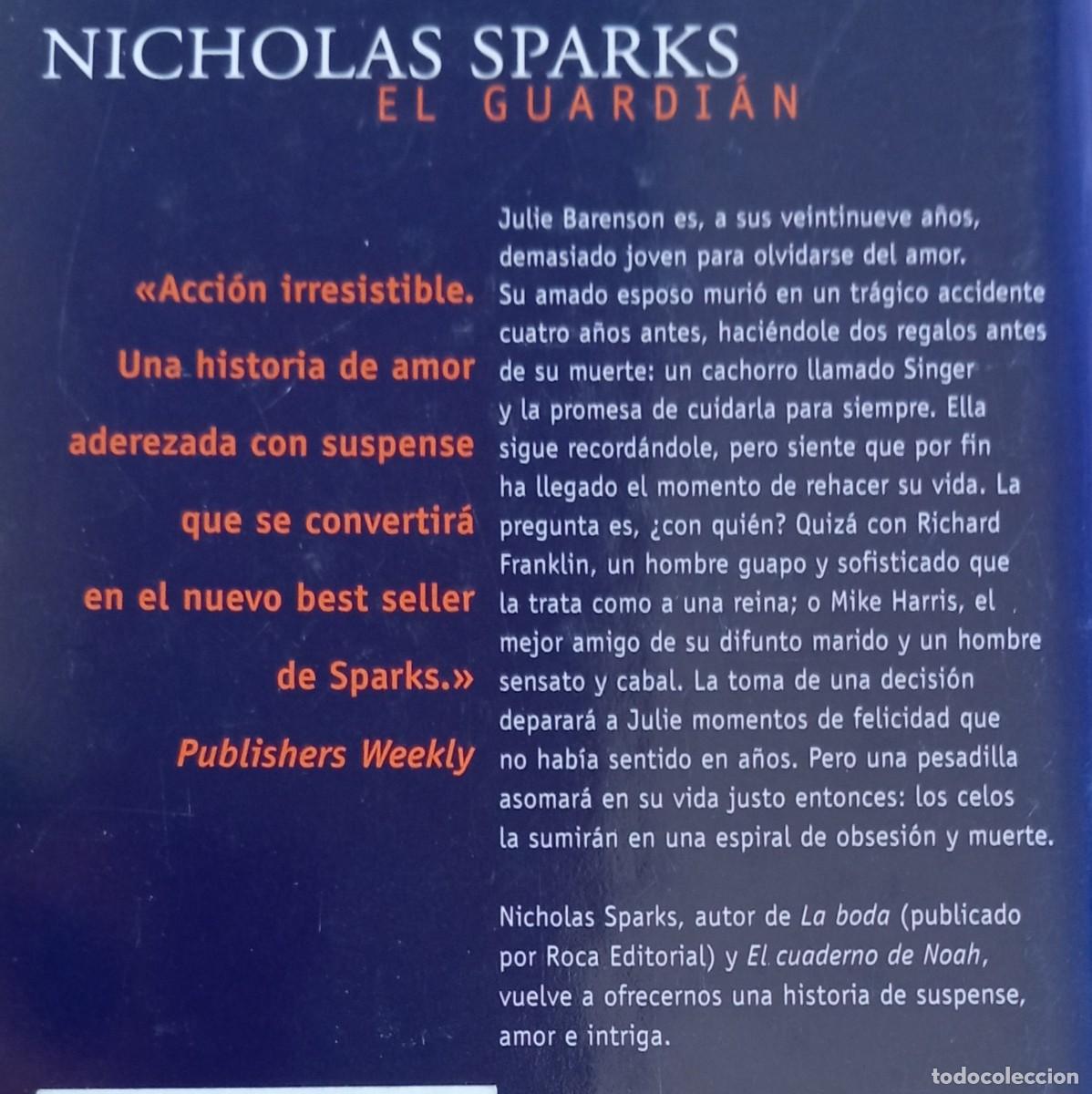 Libros de segunda mano: EL GUARDIAN - NICHOLAS SPARKS - Foto 2