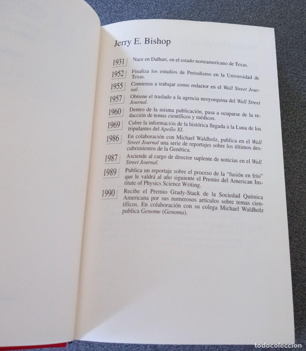 Libros de segunda mano: Genoma J.E.Bishop M.Waldholz - Foto 5