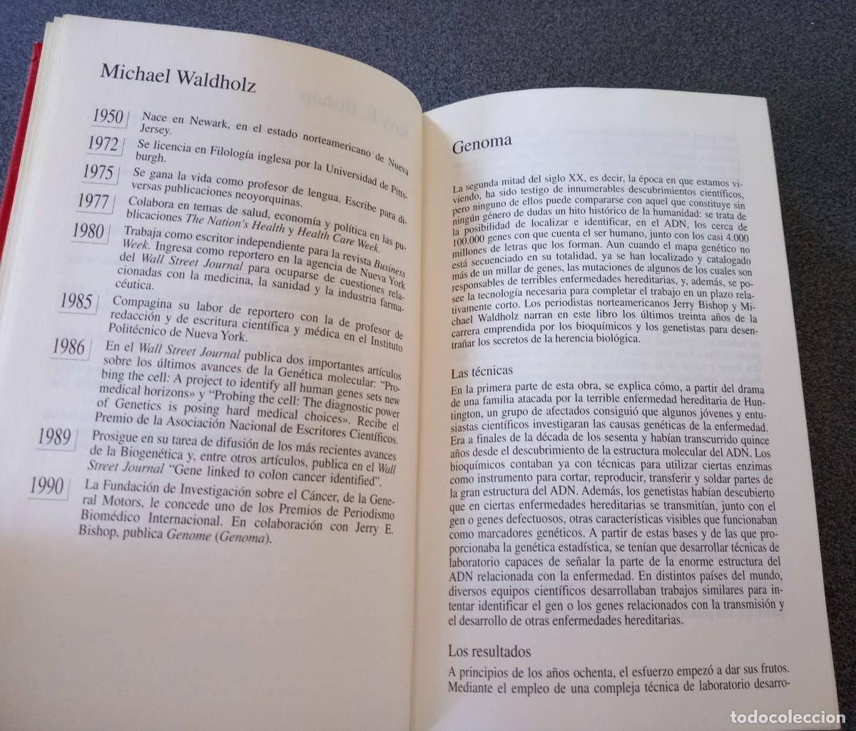 Libros de segunda mano: Genoma J.E.Bishop M.Waldholz - Foto 6