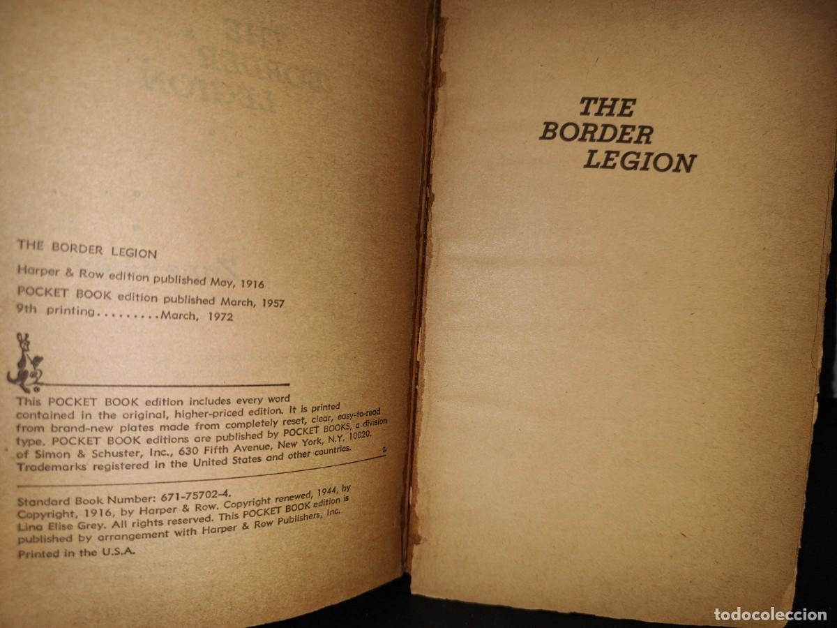 Libros de segunda mano: 104- THE BORDER LEGION - ZANE GREY - 1972 - Foto 5