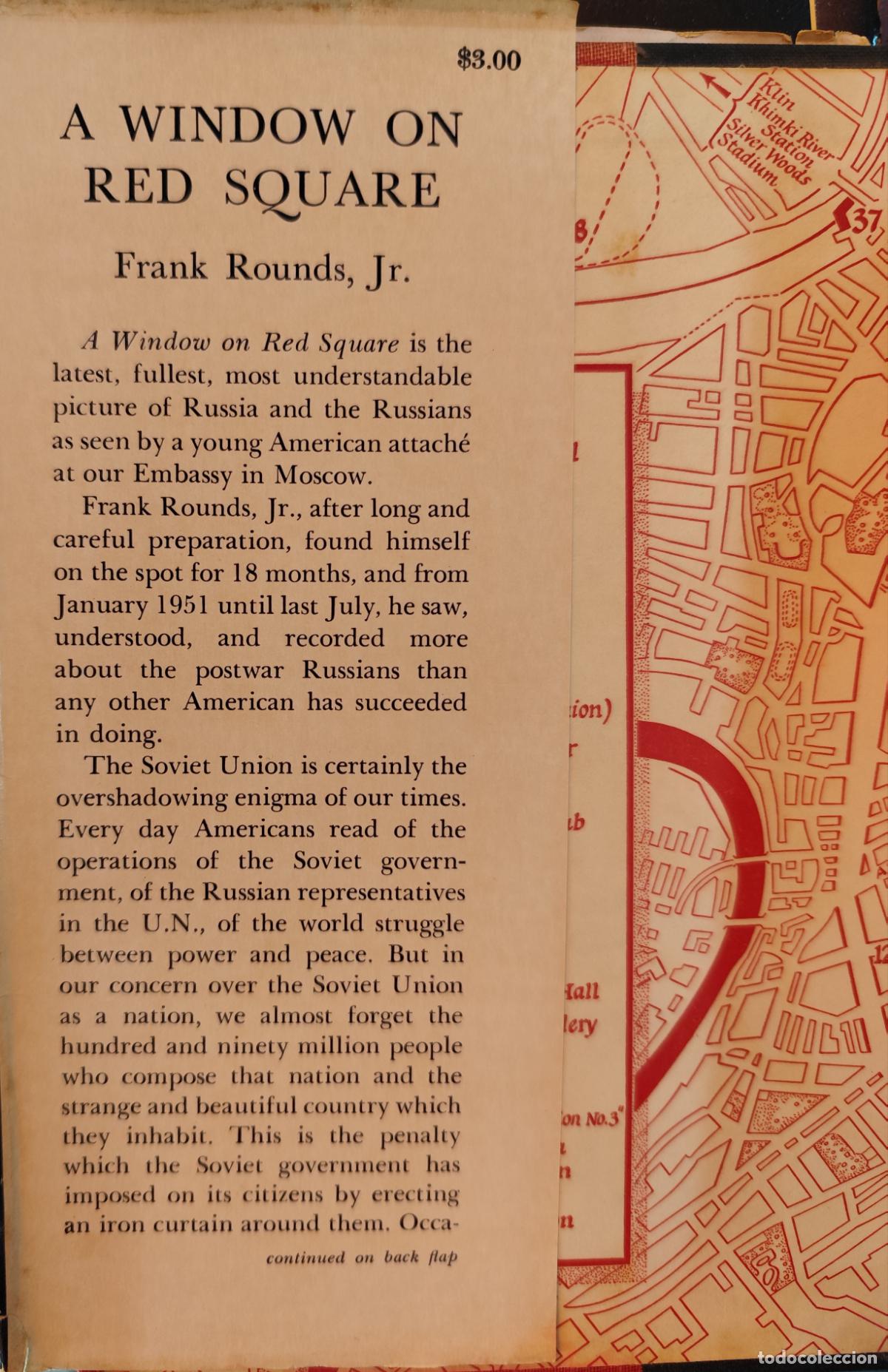 Libros de segunda mano: A WINDOW ON RED SQUARE. FRANK ROUNDS JR. (COLD WAR) - Foto 3