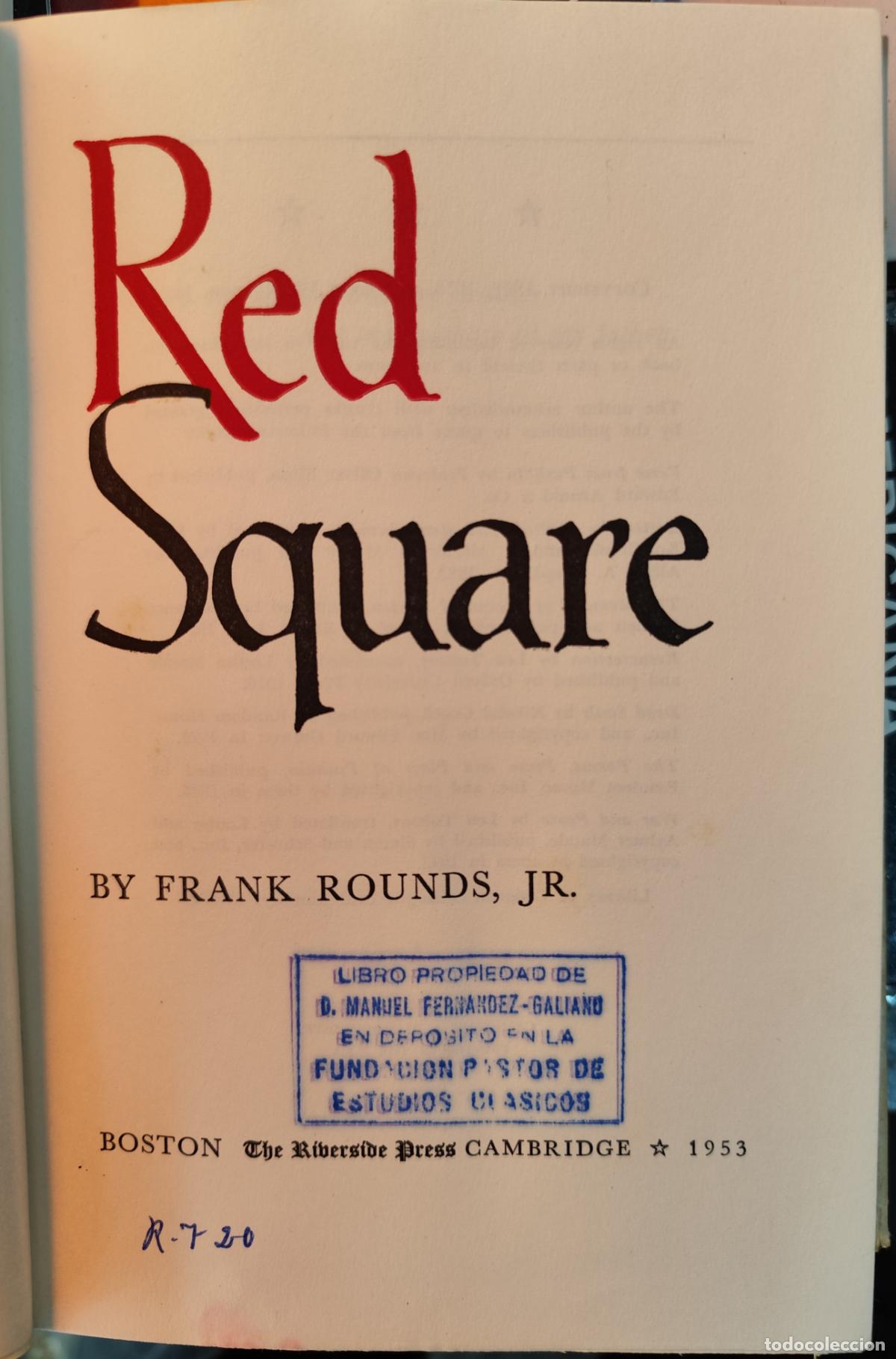 Libros de segunda mano: A WINDOW ON RED SQUARE. FRANK ROUNDS JR. (COLD WAR) - Foto 5