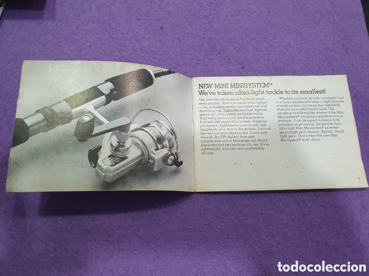 Libros de segunda mano: Manual carrete de pesca Minisystems Daiwa. (L62) - Foto 2