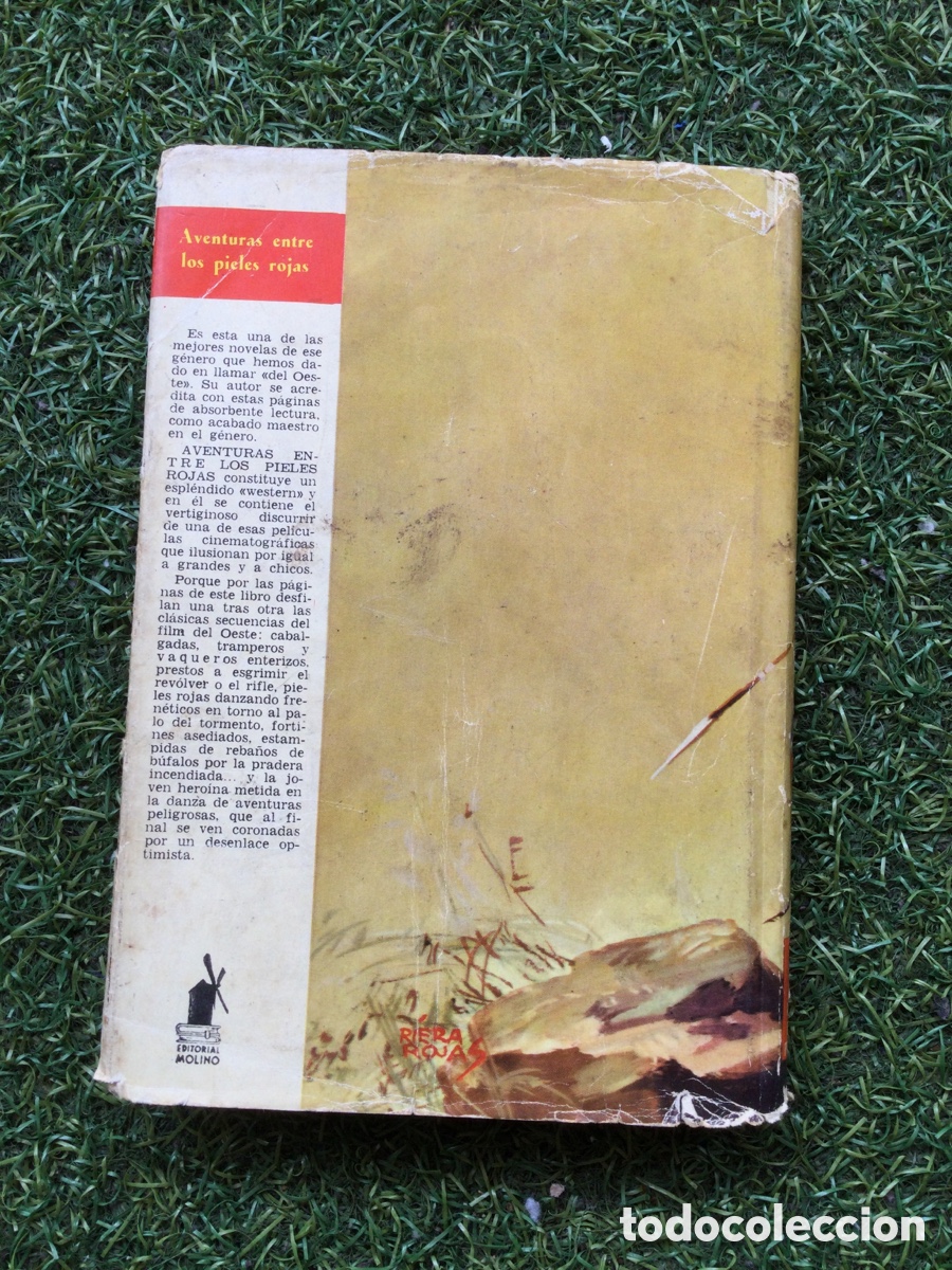 Libros de segunda mano: Libro Aventuras entre los Pieles Rojas - Salgari - Foto 2