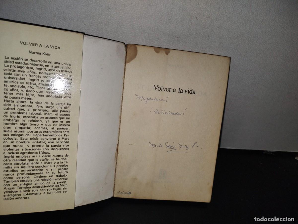 Libros de segunda mano: 104- VOLVER A LA VIDA - NORMAN KLEIN - Foto 4