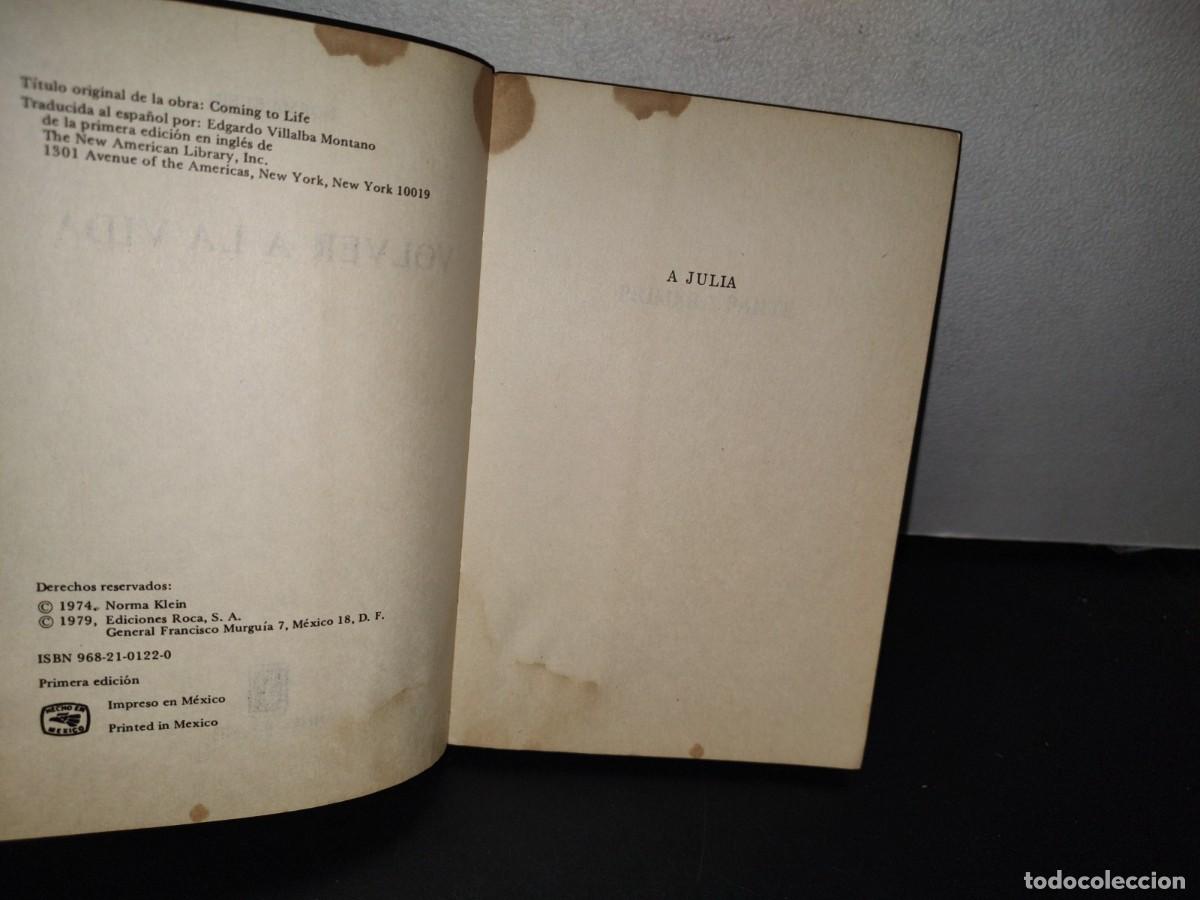 Libros de segunda mano: 104- VOLVER A LA VIDA - NORMAN KLEIN - Foto 6
