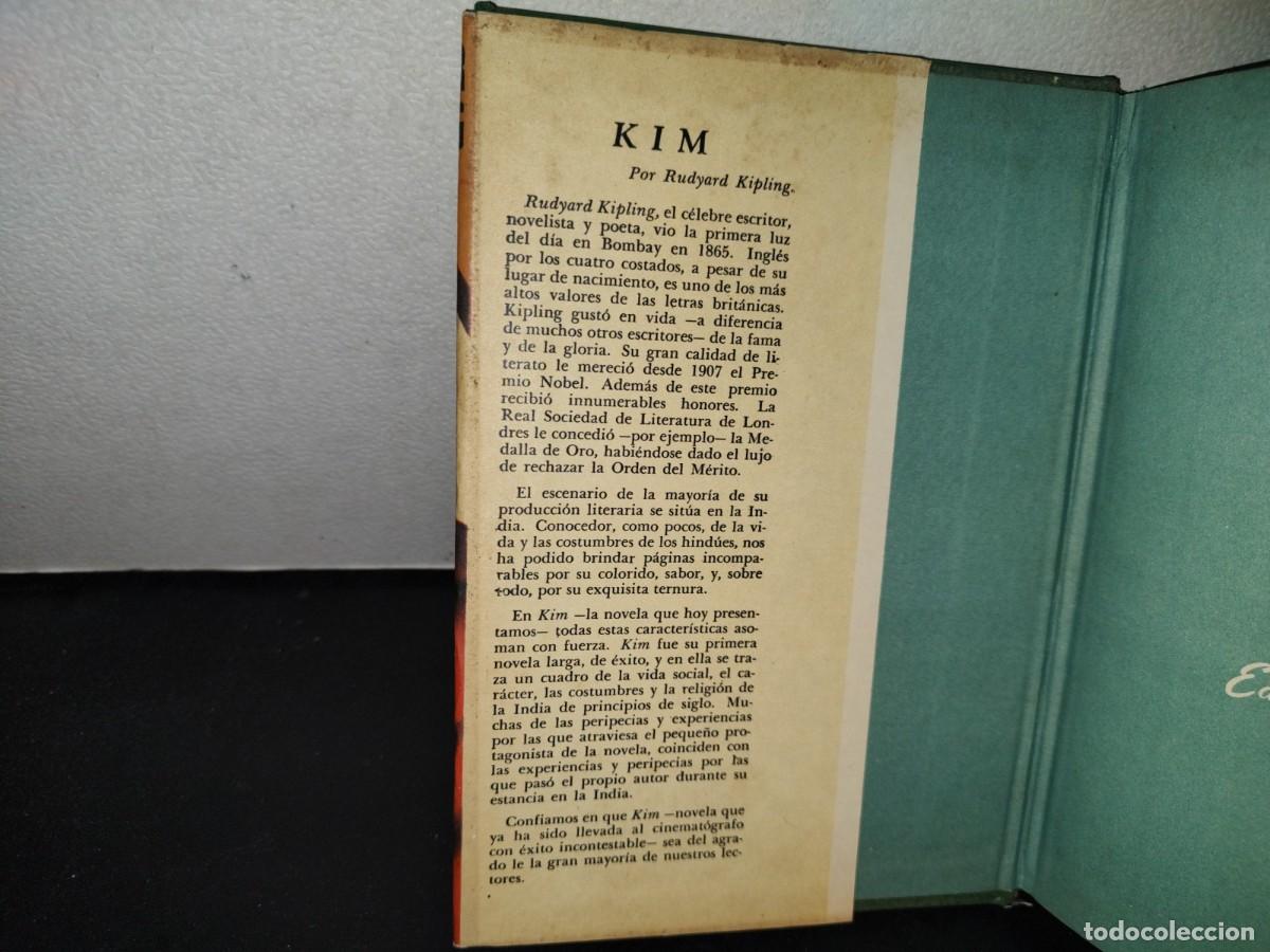 Libros de segunda mano: 104- KIM - RUDYARD KIPLING - EDITORIAL DIANA, S. A. - 1953 - Foto 3
