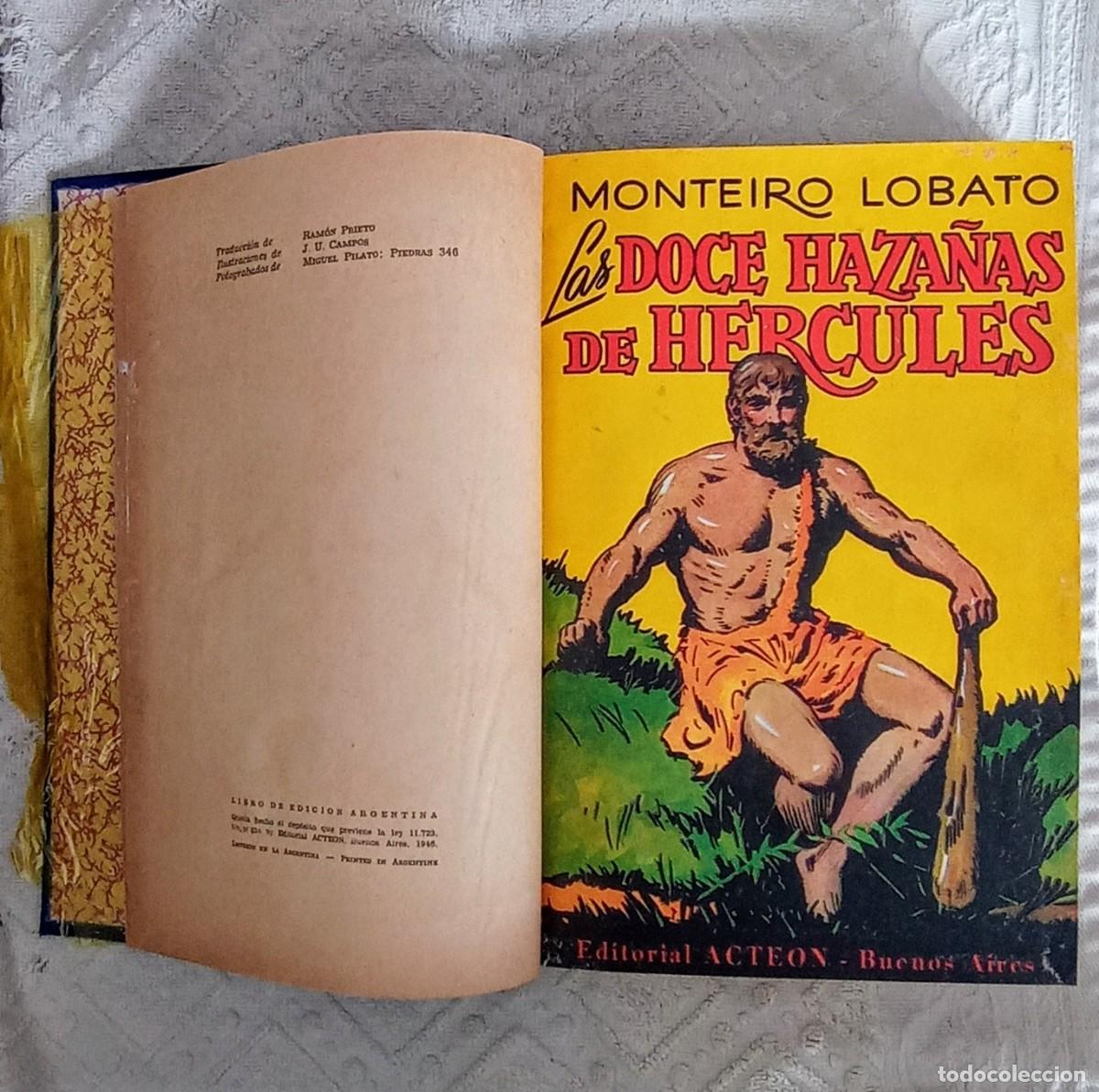 Libros de segunda mano: * LAS DOCE HAZA&Ntilde;AS DE HERCULES * - Monteiro Lobato (1946) - Foto 7