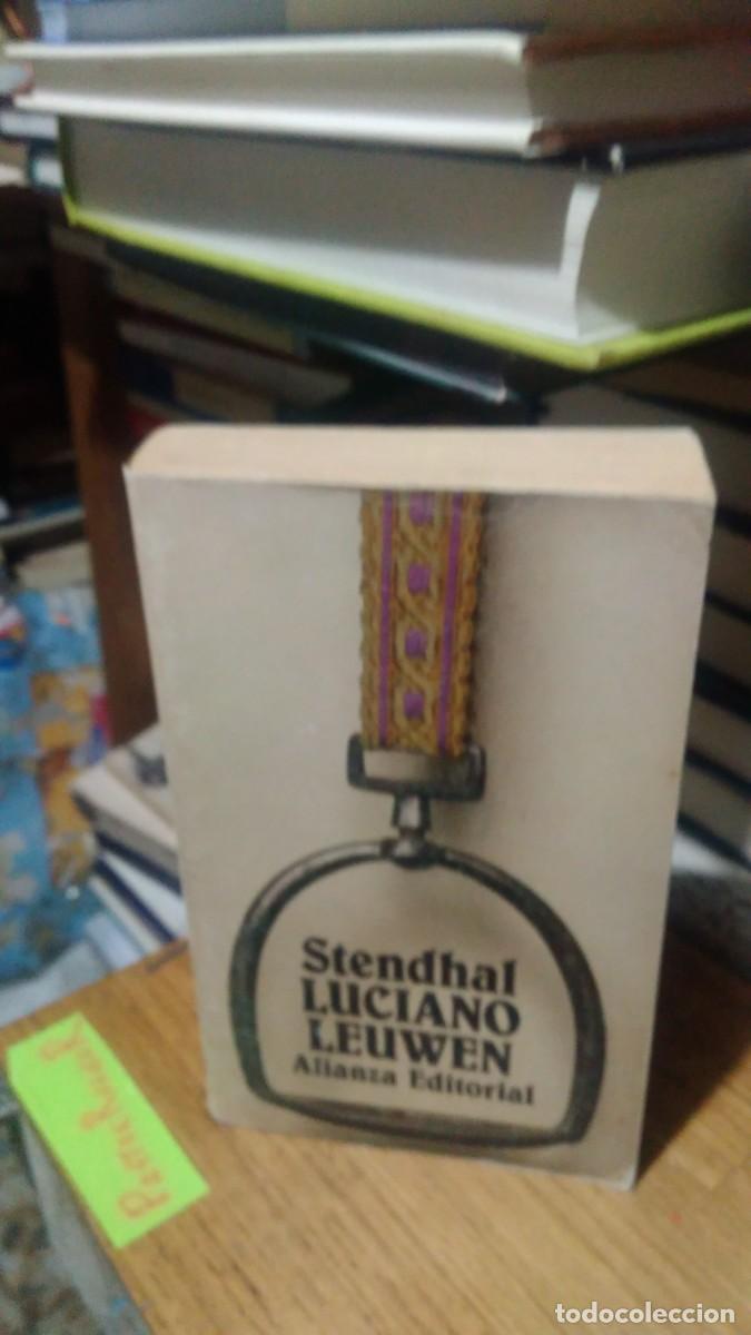 Libros de segunda mano: LUCIANO LEUWEN, STENDHAL, ED. ALIANZA - Foto 1