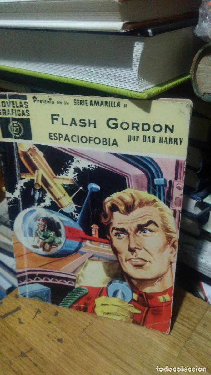 Libros de segunda mano: FLASH GORDON, ESPACIOFOBIA, DAN BARRY, NOVELAS GR&Aacute;FICAS N. 27 - Foto 1