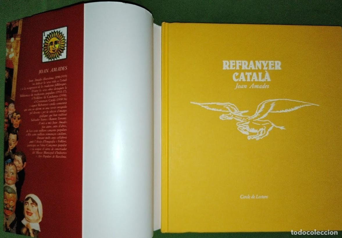 Libros de segunda mano: REFRANYER CATAL&Agrave; - JOAN AMADES - Foto 2
