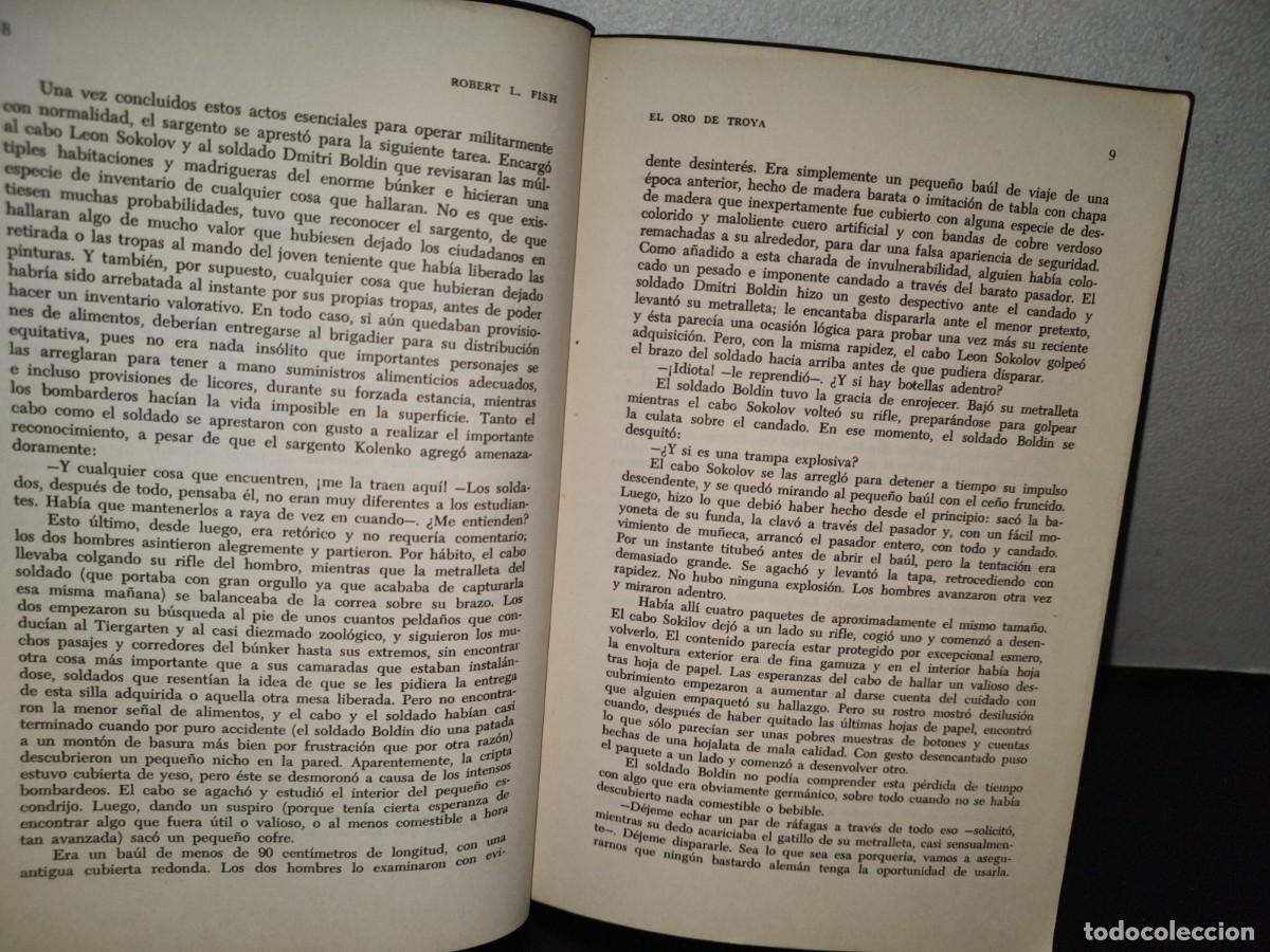 Libros de segunda mano: 104- EL ORO DE TROYA - ROBERT L. FISH - PRIMERA EDICI&Oacute;N, JUNIO DE 1983 - Foto 8