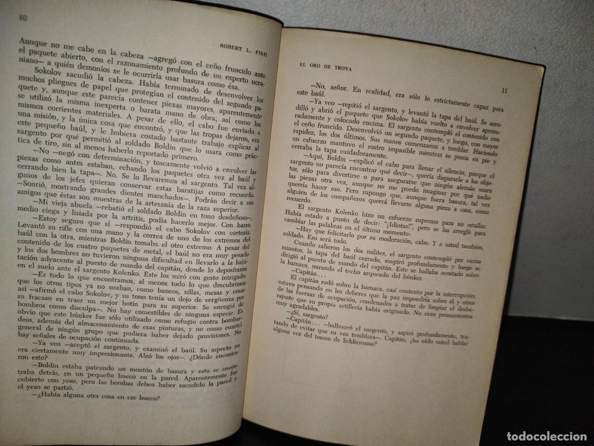Libros de segunda mano: 104- EL ORO DE TROYA - ROBERT L. FISH - PRIMERA EDICI&Oacute;N, JUNIO DE 1983 - Foto 9