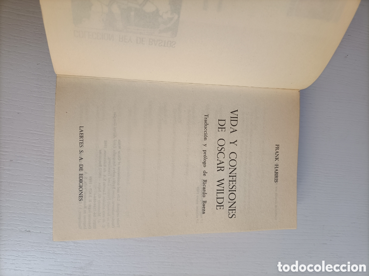 Libros de segunda mano: Vida y confesiones de Oscar Wilde Frank Harris - Foto 8
