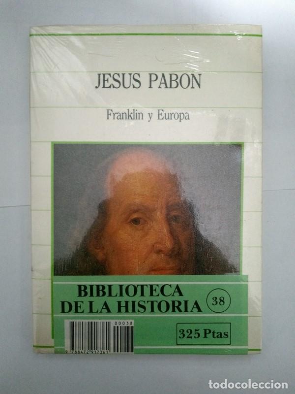 Libros de segunda mano: Franklin y Europa - Jes&uacute;s Pabon - Foto 1