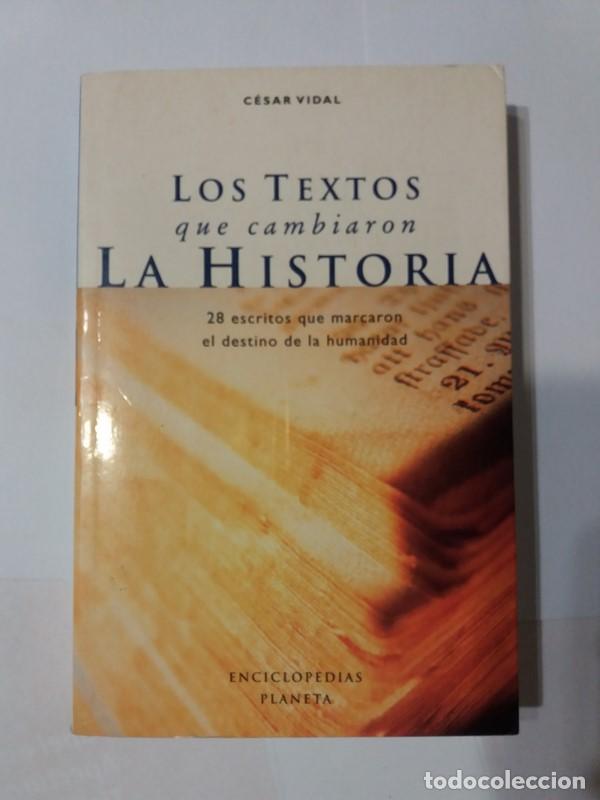 Libros de segunda mano: Los textos que cambiaron la historia - Cesar Vidal - Foto 1