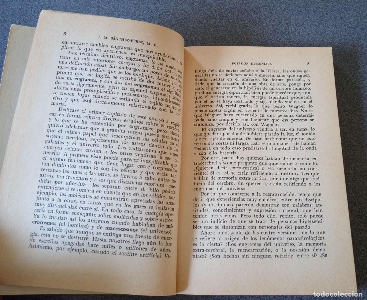 Libros de segunda mano: Posesi&oacute;n Demoniaca J.M.S&aacute;nchez P&eacute;rez - Foto 5