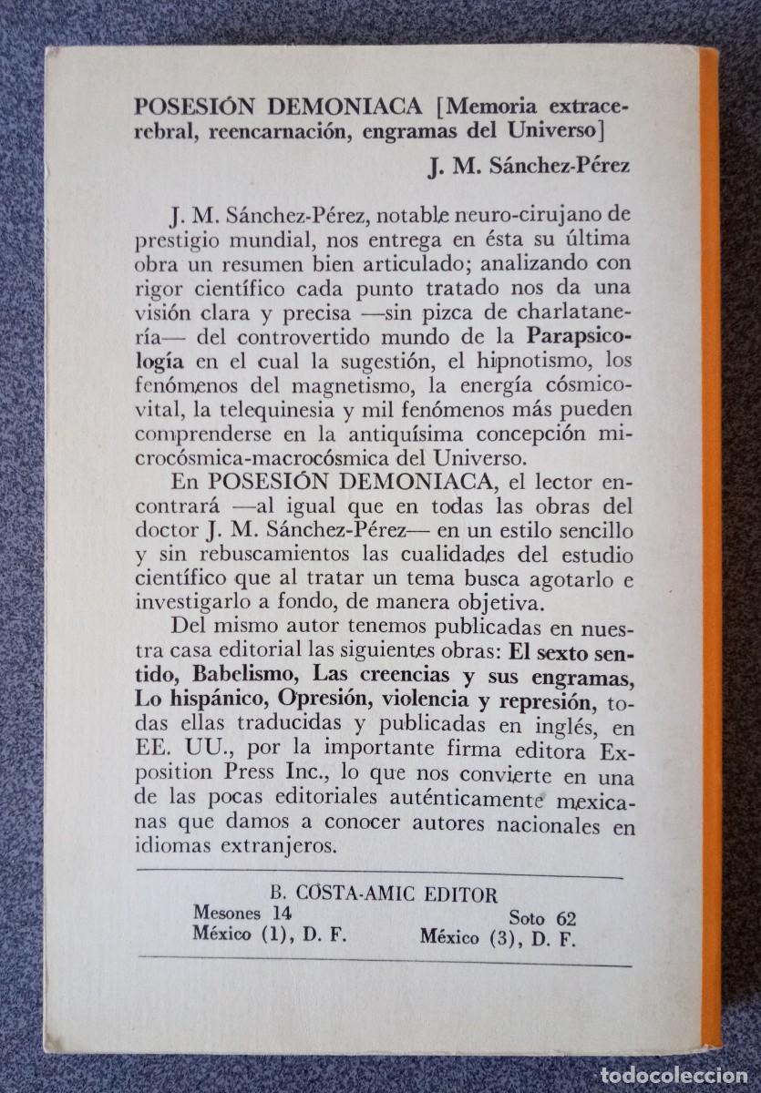 Libros de segunda mano: Posesi&oacute;n Demoniaca J.M.S&aacute;nchez P&eacute;rez - Foto 7