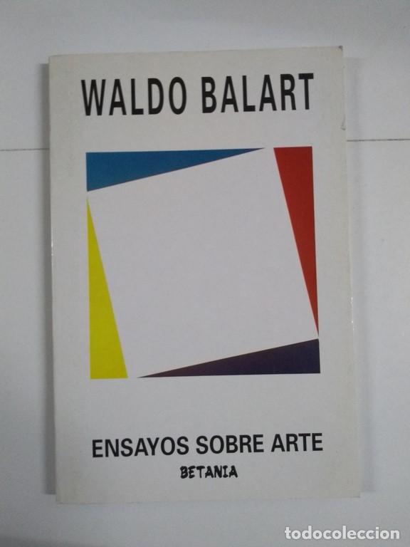 Libros de segunda mano: Ensayos sobre arte - Waldo Balart - Foto 1
