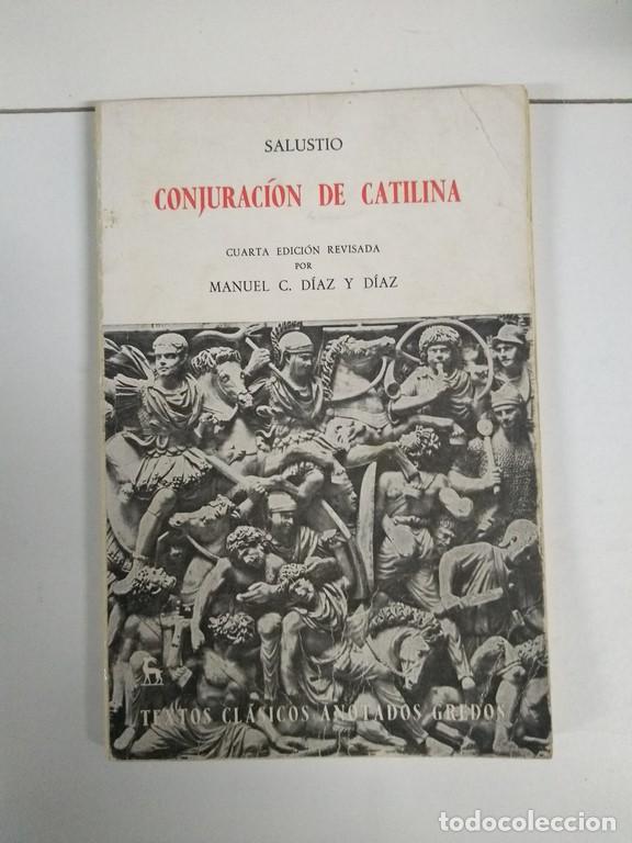 Libros de segunda mano: Conjuraci&oacute;n de Catilina - Manuel C. D&iacute;az y D&iacute;az - Foto 1