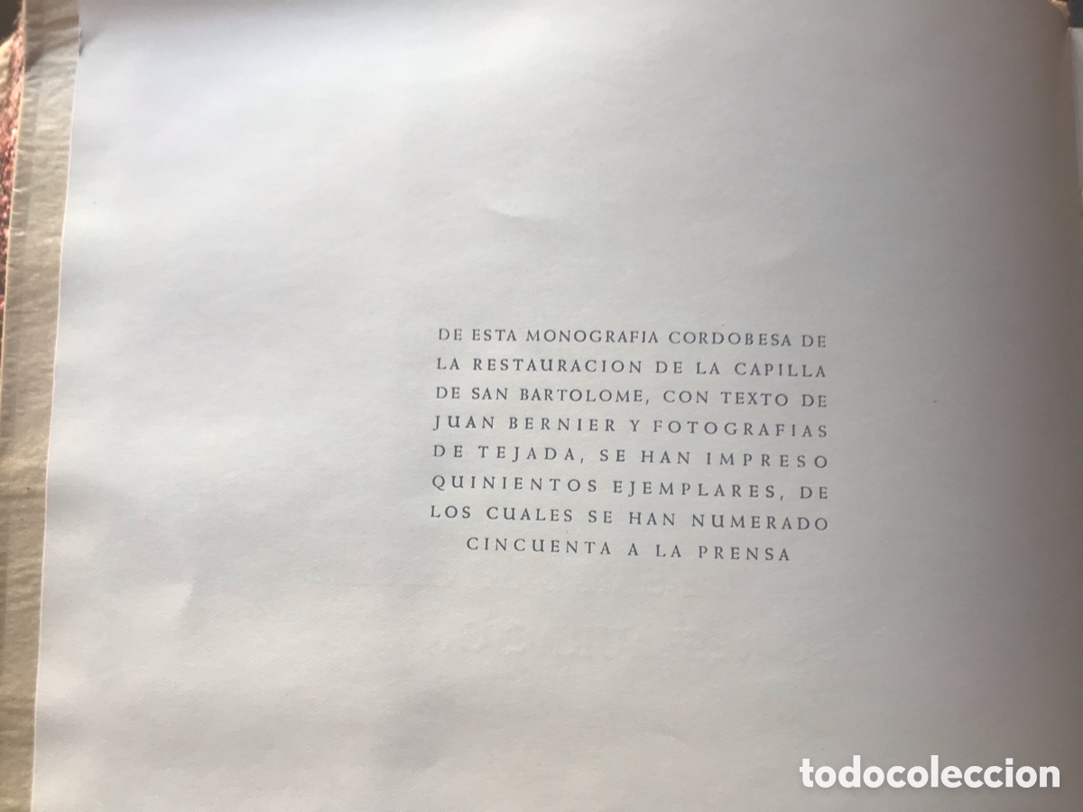 Libros de segunda mano: La capilla de San Bartolom&eacute; y su restauraci&oacute;n - Foto 2